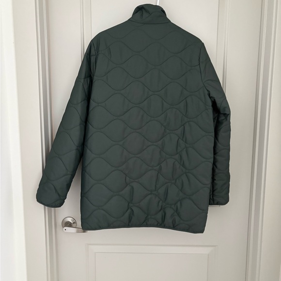 Quince Dark Green Quilted Jacket - Picture 7 of 7